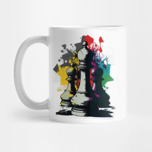 Street art chess Mug